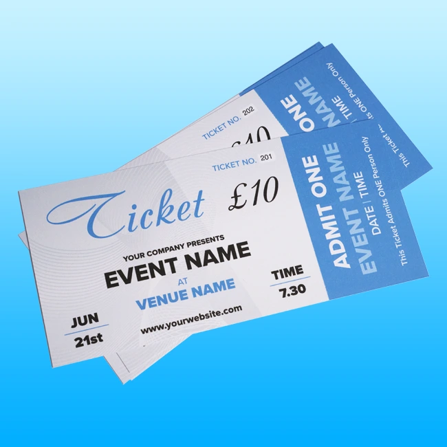 Tickets Printing Rochdale